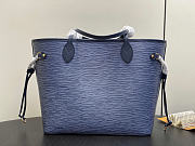 Louis Vuitton LV Neverfull MM Blue 31x28x14cm - 4