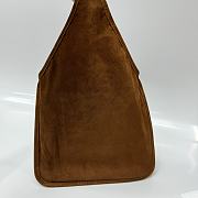 Miu Miu Suede bag With Trick Brown 37x24cm - 3