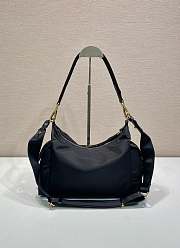Prada Explore Large Re-Nylon Leather Bag Black 32x22x11.5cm - 6
