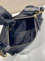 Prada Explore Large Re-Nylon Leather Bag Black 32x22x11.5cm - 5