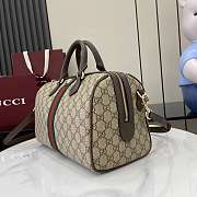 Gucci Ophidia Large Boston Bag Brown 31x20x16.5cm - 6