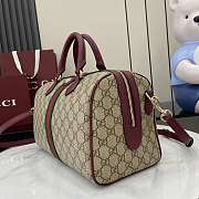 Gucci Ophidia Large Boston Bag Red 31x20x16.5cm - 5