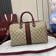 Gucci Ophidia Large Boston Bag Red 31x20x16.5cm - 3