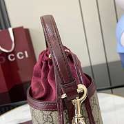 Gucci Ophidia Mini Bucket Bag Red 23x11.5x8cm - 5