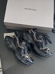 Balenciaga Black Lock Sneaker - 4