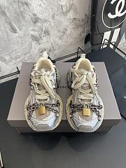 Balenciaga Grey Lock Sneaker - 5