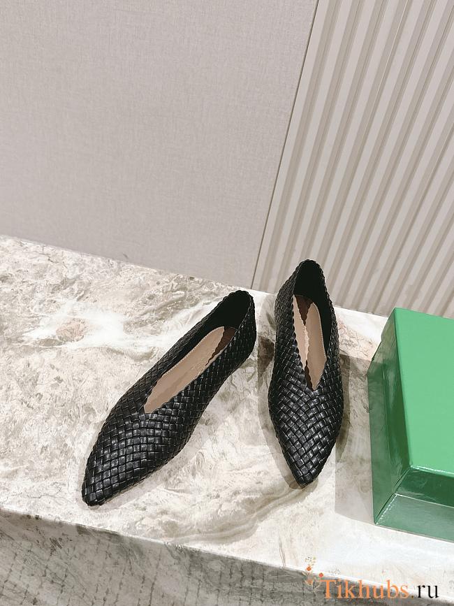 Bottega Veneta Black Sofia Ballerina - 1