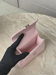 Chanel Top Handle Pink Caviar 14.5x11.5x5.5cm - 2