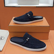 Hermes Espadrilles and Mules Dark Blue - 3