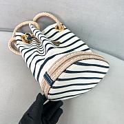 Prada Mariner Fabric Small Bucket Bag 28x23.5x16.5cm - 4