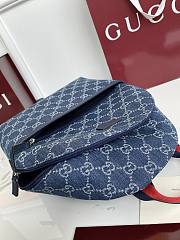 Gucci Children's GG Backpack Denim 32x25x11cm - 5