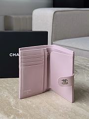 Chanel Wallet Pink Caviar Silver 14x10.5x2cm - 4