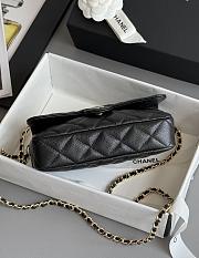 Chanel Black Wallet On Chain Black Caviar 19cm - 3