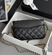 Chanel Black Wallet On Chain Black Caviar 19cm - 2