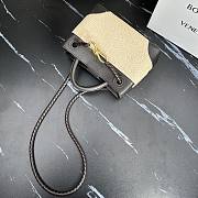 Bottega Veneta Small Andiamo Black Raffia Bag 25x20x10cm - 6
