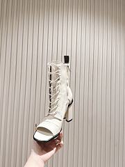 Louis Vuitton LV Berlin Boots White 8.5cm - 3