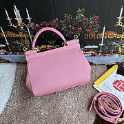 Dolce & Gabbana Sicily Handbag Pink 20x17x7cm - 5
