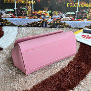 Dolce & Gabbana Sicily Handbag Pink 20x17x7cm - 4