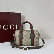Gucci Mini GG Handbag Beige 20x13x13cm - 3