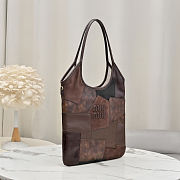 Miu Miu Ivy Tote Dark Brown Bag 35x40cm - 6