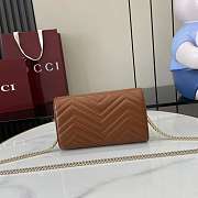 Gucci Wallet Chain Brown 20x12x4cm - 5