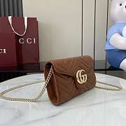 Gucci Wallet Chain Brown 20x12x4cm - 3