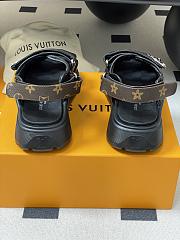 Louis Vuitton LV Chameleon Black Sandals - 3