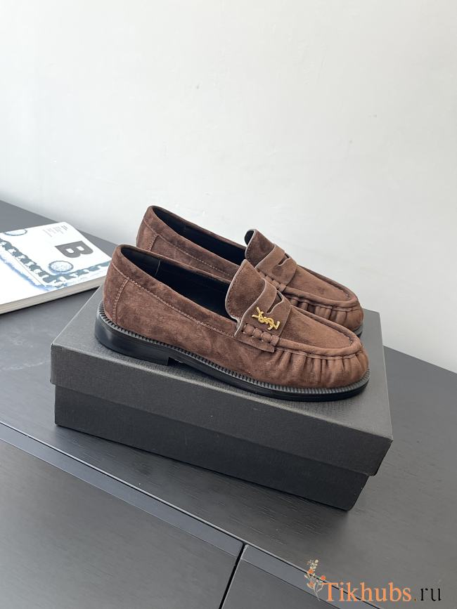 YSL Brown Loafer - 1