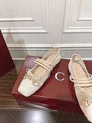 Gucci Women's Ballerina With Horsebit Beige - 2