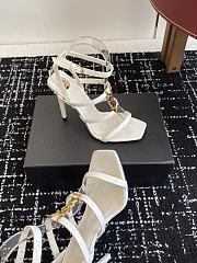 YSL White High Heel 10.5cm - 2
