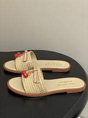 Louis Vuitton LV x TM Lily Flat Raffia Mule - 4
