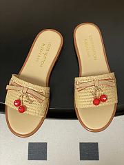 Louis Vuitton LV x TM Lily Flat Raffia Mule - 2