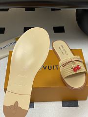 Louis Vuitton LV x TM Lily Flat Raffia Mule - 3