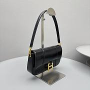 Balenciaga Hourglass Sling Bag Small Black 23x13x4cm - 4