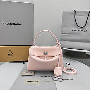 Bottega Veneta Rodeo Handbag Mini Suede Pink 23x10x8cm  - 1