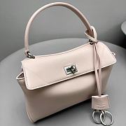 Bottega Veneta Rodeo Handbag Mini Suede Pink 23x10x8cm  - 6