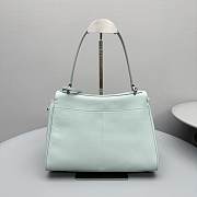 Balenciaga Rodeo Small Handbag Green Smooth 27x8x21cm - 3