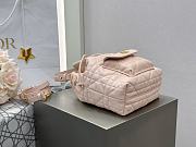 Dior Small Caro Bucket Bag Light Pink Lambskin 20x24x9cm - 5