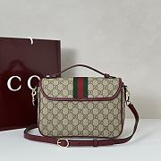 Gucci Ophidia Medium Handbag Red 24x17.5x11.5cm - 4
