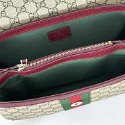 Gucci Ophidia Medium Handbag Red 24x17.5x11.5cm - 3