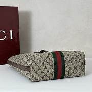 Gucci Ophidia Medium Tote Bag Brown 30x36x12cm - 6