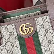 Gucci Ophidia Medium Tote Bag Brown 30x36x12cm - 4