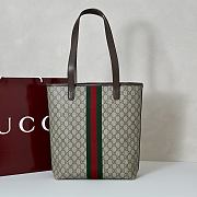Gucci Ophidia Medium Tote Bag Brown 30x36x12cm - 2