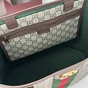 Gucci Ophidia Medium Tote Bag Brown 30x36x12cm - 3