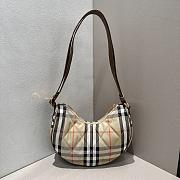 Burberry Horseshoe Crossbody Bag Beige 24x18x7cm - 3