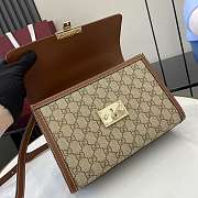 Gucci Medium Padlock Bag Brown 26x18x11.5cm - 2