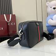 Gucci Ophidia Medium Crossbody Bag Black 28.5x18x7.5cm - 5