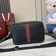 Gucci Ophidia Medium Crossbody Bag Black 28.5x18x7.5cm - 3