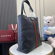 Gucci Ophidia Large Tote Bag Black 38x43x16.5cm - 5