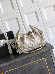 Chanel 25 Small Handbag Tweed 30x26x14cm - 3